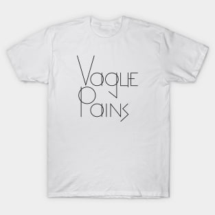 Vague Pains simple lines logo T-Shirt